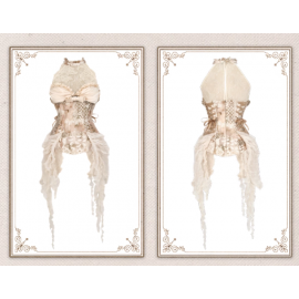 Cupid's Poetry Box Boned Corset Top by Blood Supply (BSY161BCT)